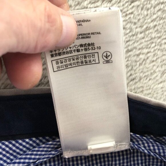 Banana Republic Mens Pants Size 33x30 Non-Iron Tailored Fit Chino Straight Leg - Picture 14 of 16